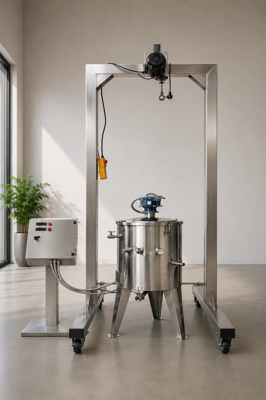 EXTRACTOR CAPACITY 100-1000 LITERS